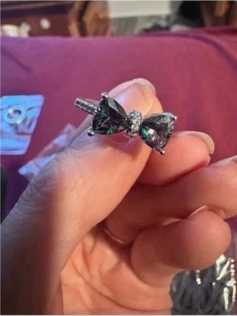 3 beautiful size 6 Rings, 3 earrings, bracelet